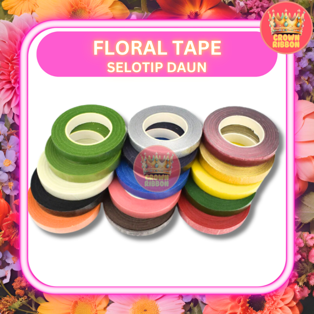 Jual Floral Flower Tape / Selotip Bunga / Daun 10 & 30 yard | Shopee ...