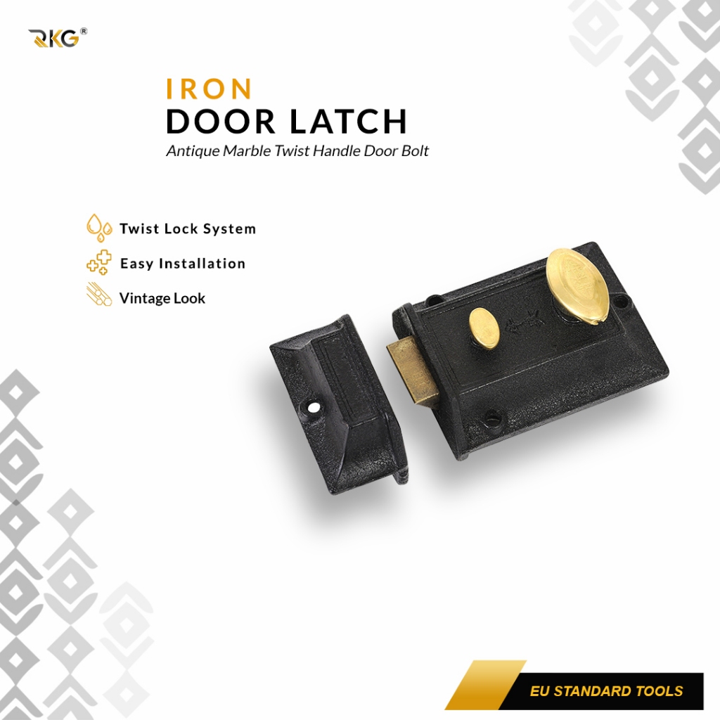 Jual Grendel Slot Pintu Otomatis Marmer Spring Button Door Latch DRL ...