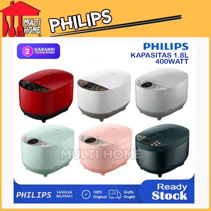 Jual Philips Rice Cooker HD4515 Wadah Anti Lengket Kapasitas 1.8 Liter ...