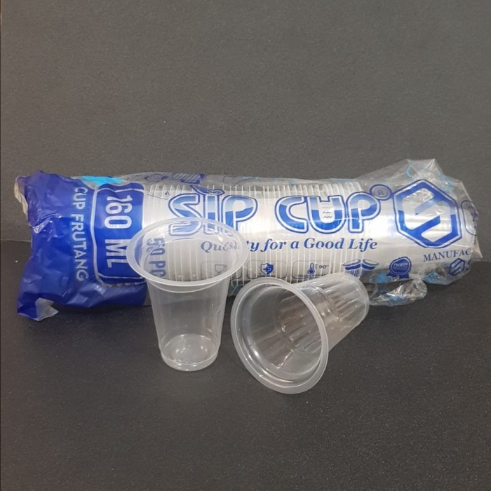 Jual CUP GELAS FRUTANG 160 ML @50PCS | Shopee Indonesia