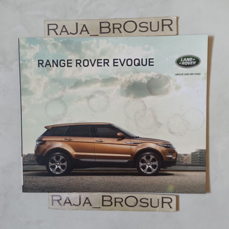 Jual Poster brosur katalog leaflet Land Rover Range Rover Evoque ...