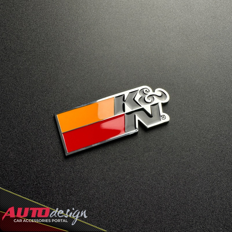 Jual Emblem Mobil K&N 3D Bahan Metal Chrome | Shopee Indonesia