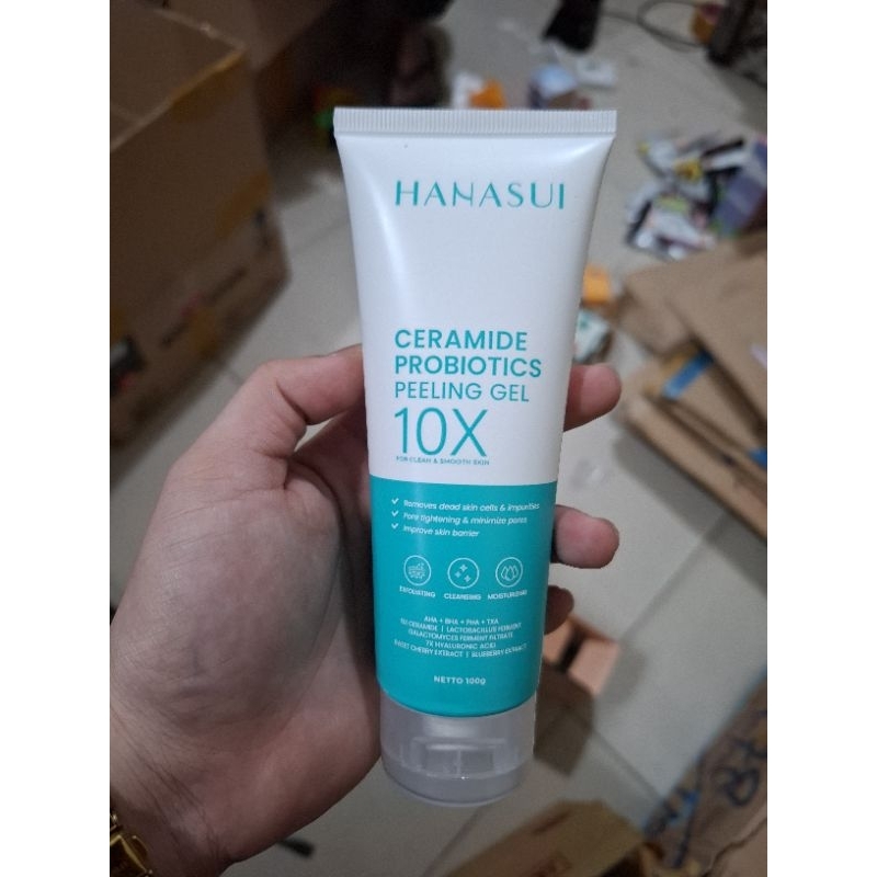 Jual hanasui Ceramide Peeling Gel gel expoliasi angkat daki | Shopee ...