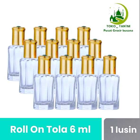 Jual botol tola permata 6ml 3ml / botol parfum roll on / botol refill ...