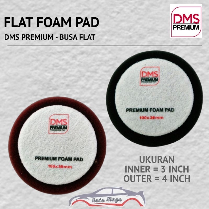 Jual BUSA POLES FLAT DMS PREMIUM - FLAT FOAM PAD | Shopee Indonesia