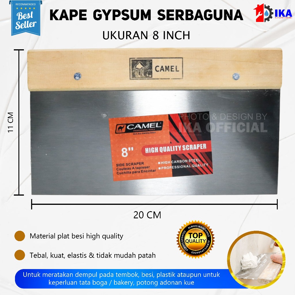 Jual Kape gipsum gypsum 8 inch CAMEL Kape Gipsum 6 Inch | Kapi Gypsum 8 ...
