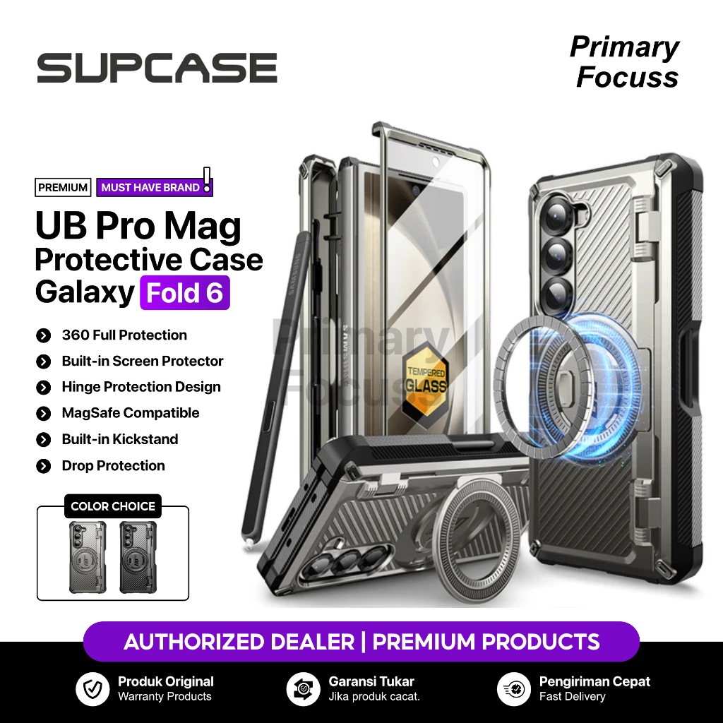 Jual Case Samsung Galaxy Z Fold 6 Fold6 Supcase Mag Pro S Pen Holder ...