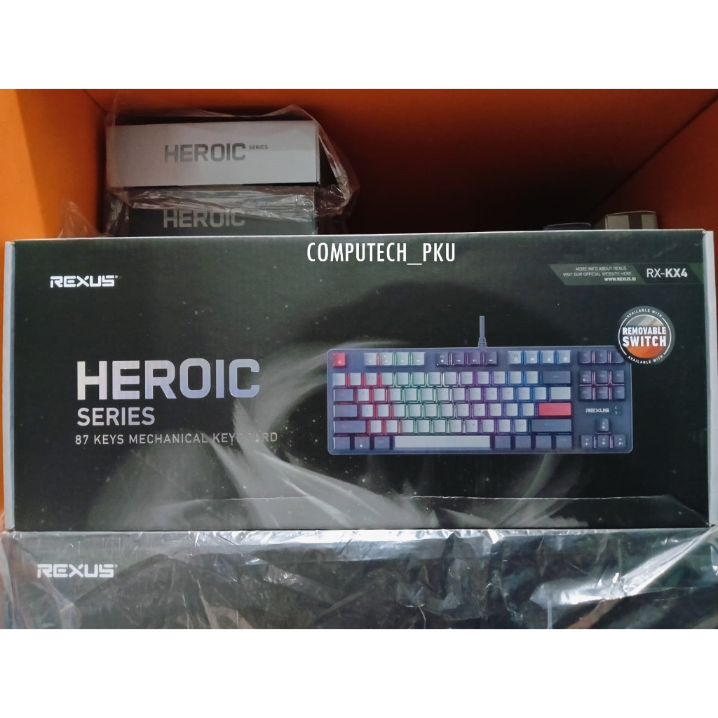 Jual Rexus Keyboard Gaming Heroic RX-KX4 | Shopee Indonesia