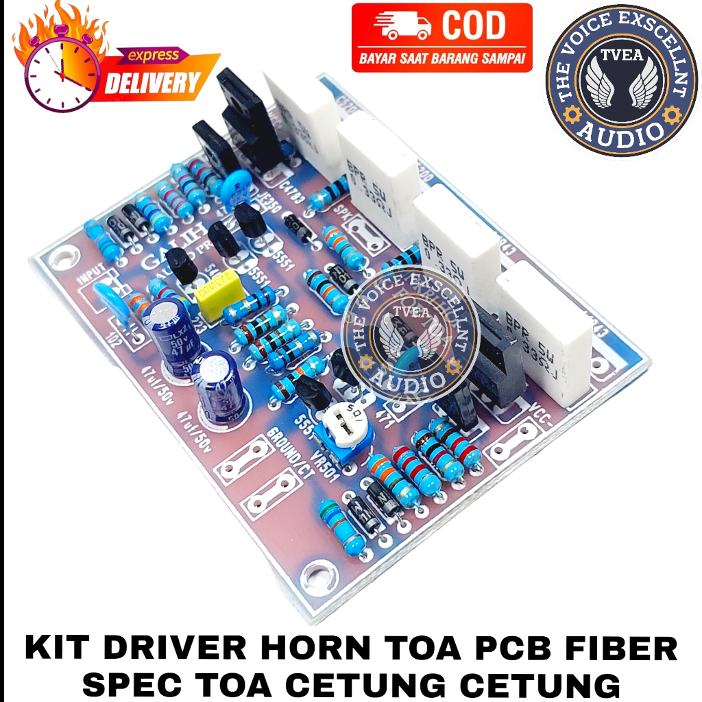 Jual Kit Driver Amplifier Horn Corong Khusus TOA Kualitas Super Midhigh ...