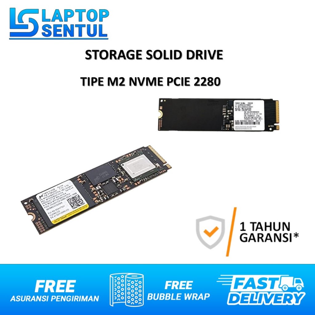 Jual SSD LAPTOP M2 NVME 2280 MURAH GARANSI TAHUN Shopee Indonesia - Main Image