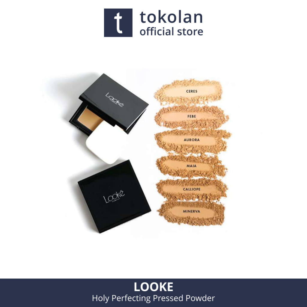 Jual LOOKE Holy Perfecting Pressed Powder | Shopee Indonesia