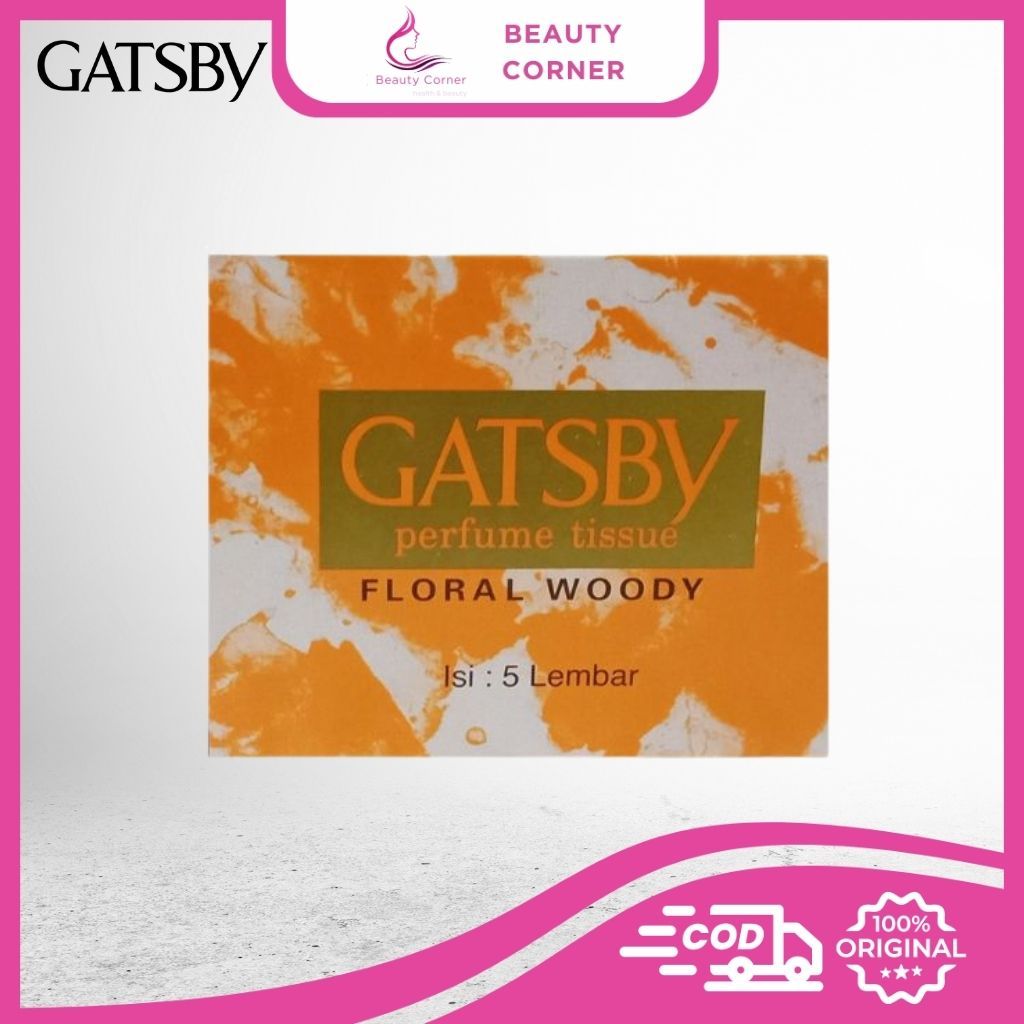 Gatsby Perfume Tissue Floral Woody - Isi 5 Lembar