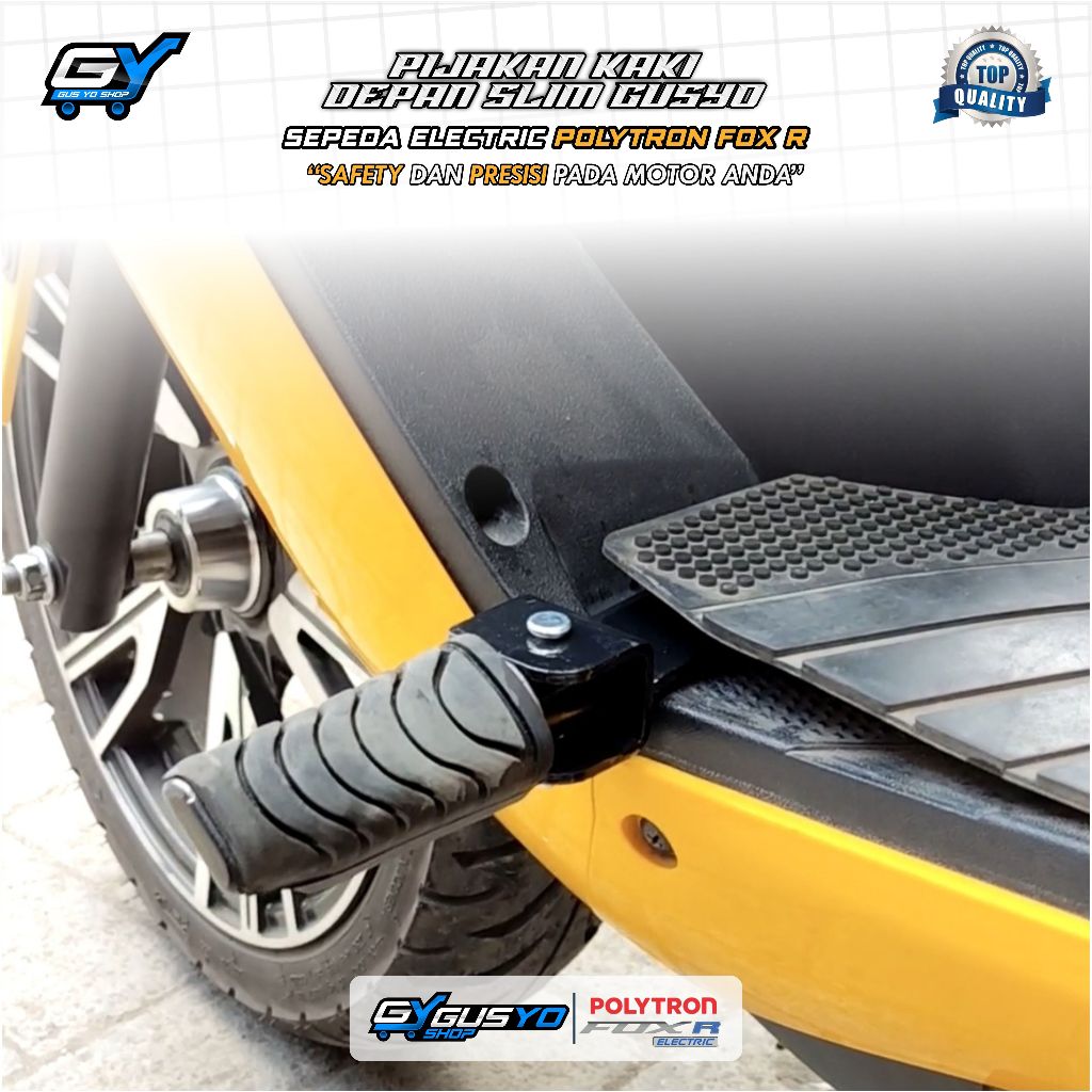 Jual Pijakan kaki motor / Footstep POLYTRON FOX R R motor listrik ...