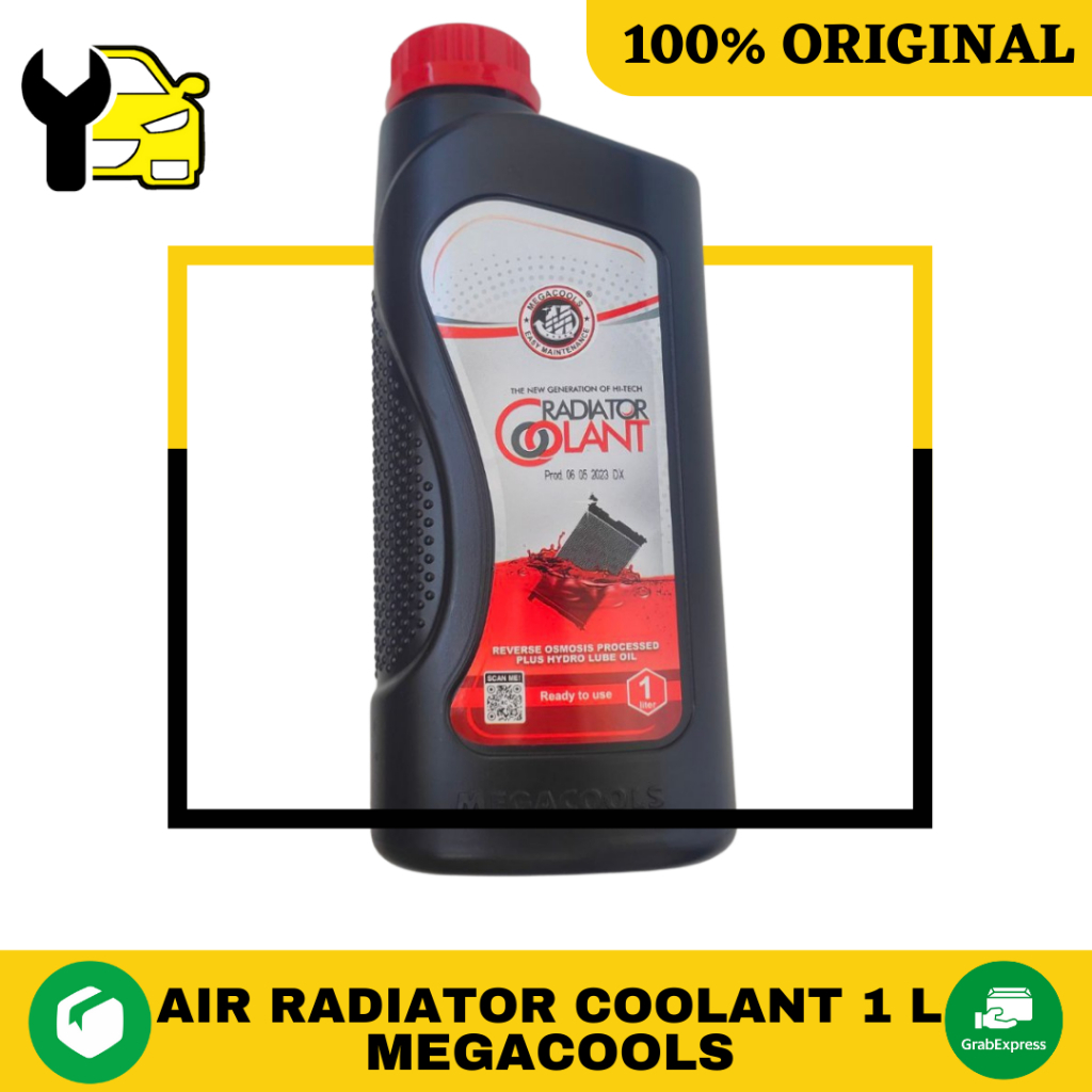 Jual Megacools Radiator Coolant Merah 1L Air Radiator Megacools ...