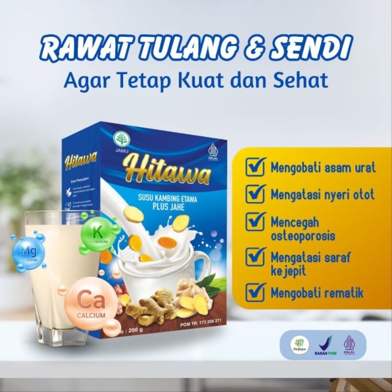 Jual Hitawa 200gr Susu Etawa Herbal plus Jahe | Shopee Indonesia