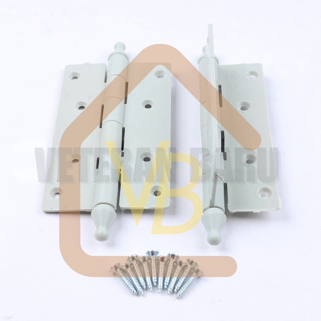 Jual Engsel Pintu Plastik PVC 4.5" Inch 4,5 Inci Pintu Kamar Mandi