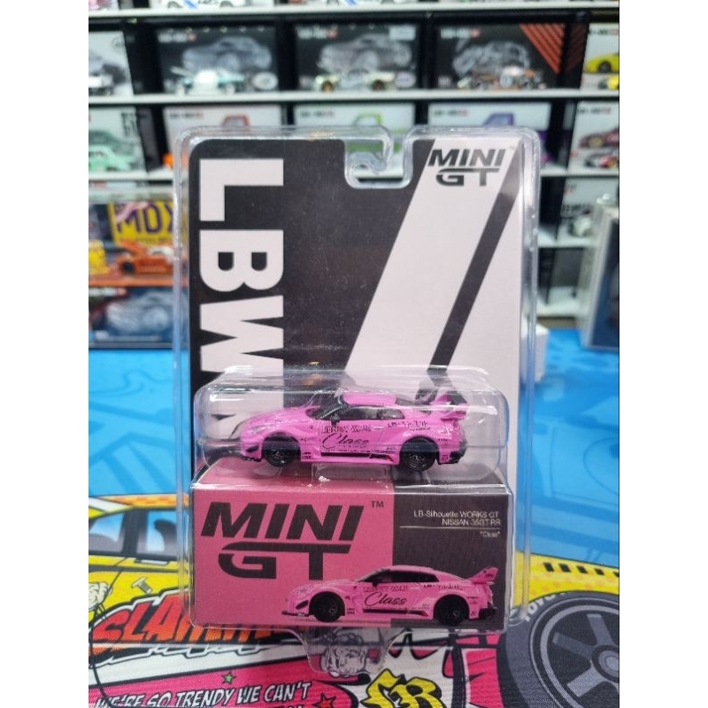 Jual Mini GT LBWK Nissan skyline R35 Calss Pink #281 | Shopee Indonesia