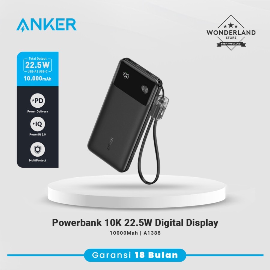 Jual Anker Pb Powerbank 10000mAh Slim 22.5W&20W PD Dual Port USB-A+USB