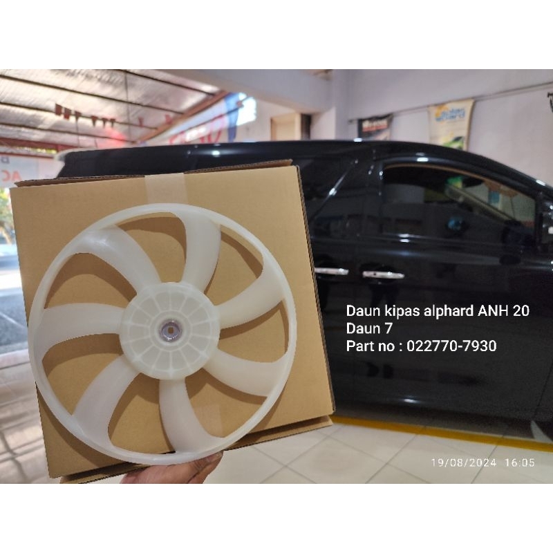 Jual Daun Kipas Fan Blade Cooling Fan Alphard ANH 20 Denso 793 Daun 7 ...
