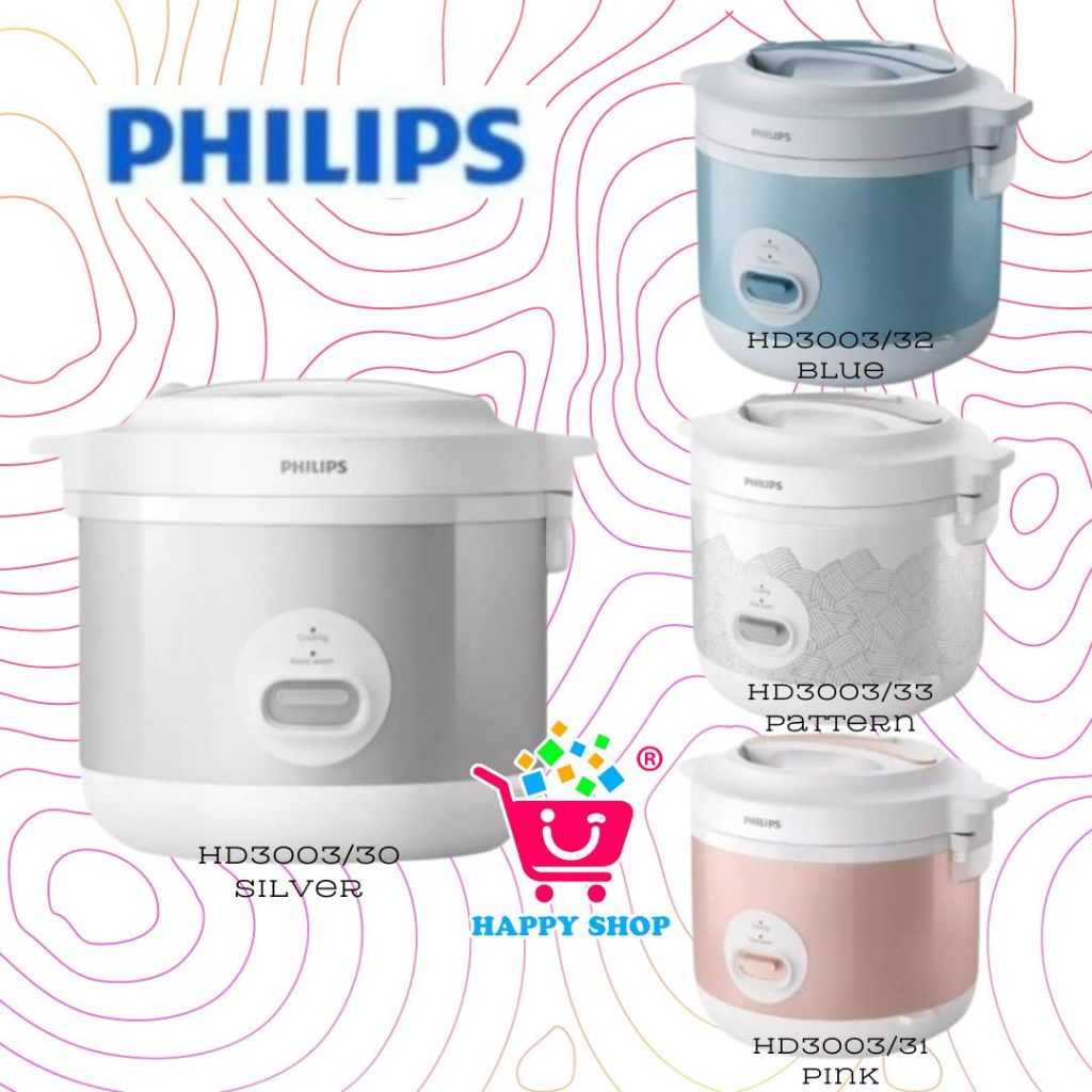 Jual Philips Rice Cooker 1.8L HD3003 / 30 / 31 / 32 / 33 | Shopee Indonesia