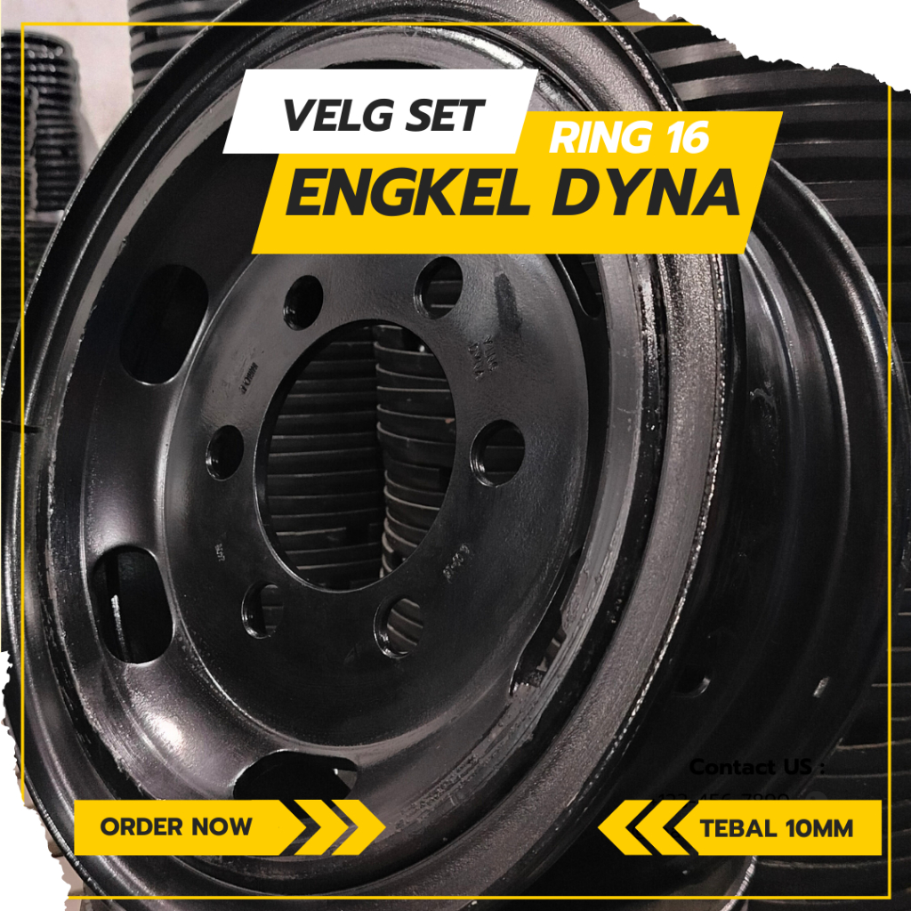 Jual VELG SET ENGKEL DYNA RING 16 LUBANG 6 TEBAL 10MM LUBANG ANGIN ...