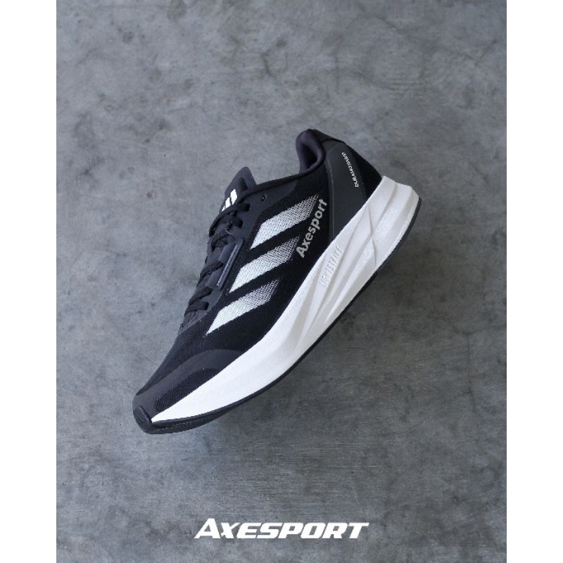 Sepatu Running Adidas Duramo Speed Black White ID9850 Original