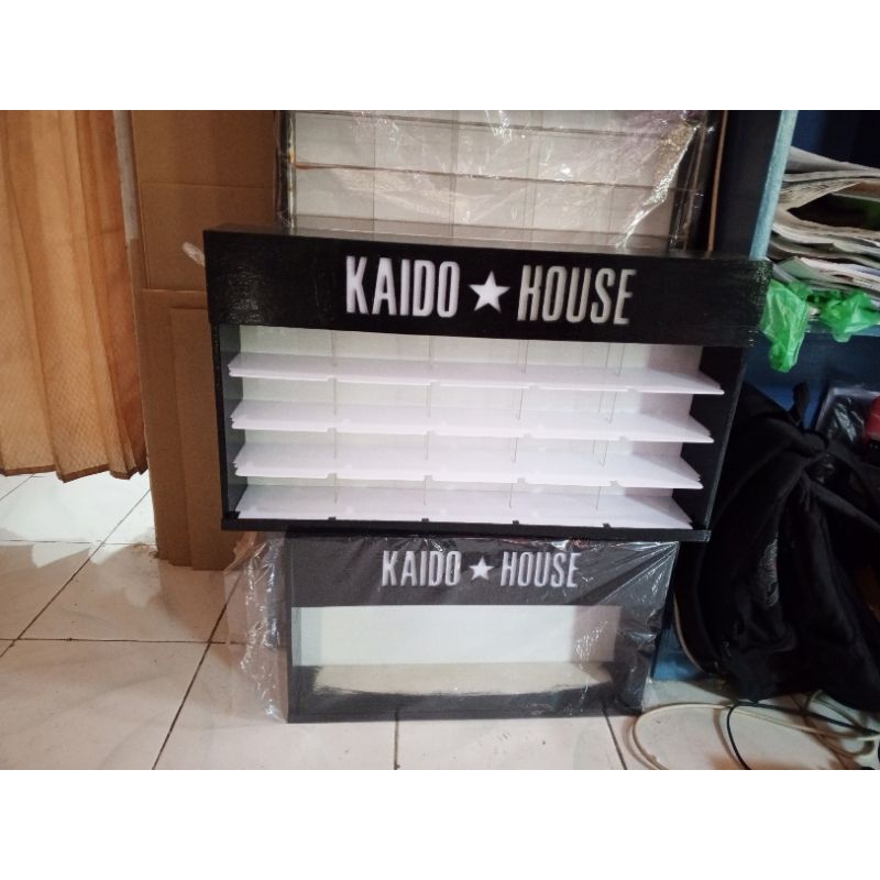 Jual rak display kaido haose 20slot dobel line+led | Shopee Indonesia