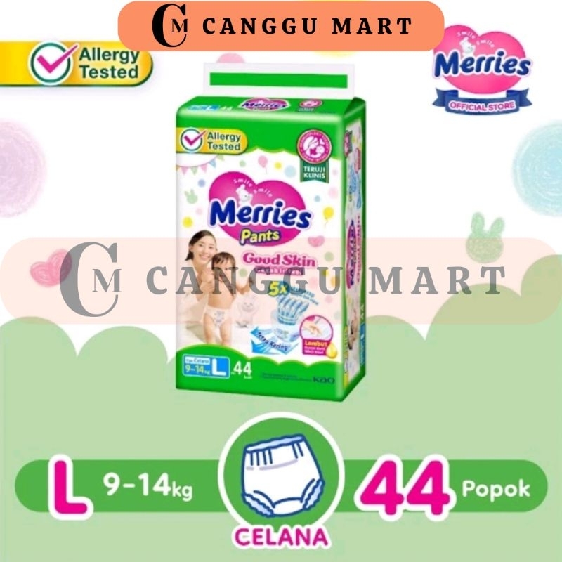 Jual Merries Pants Good Skin All Size Diapers Popok Sekali Pakai ...