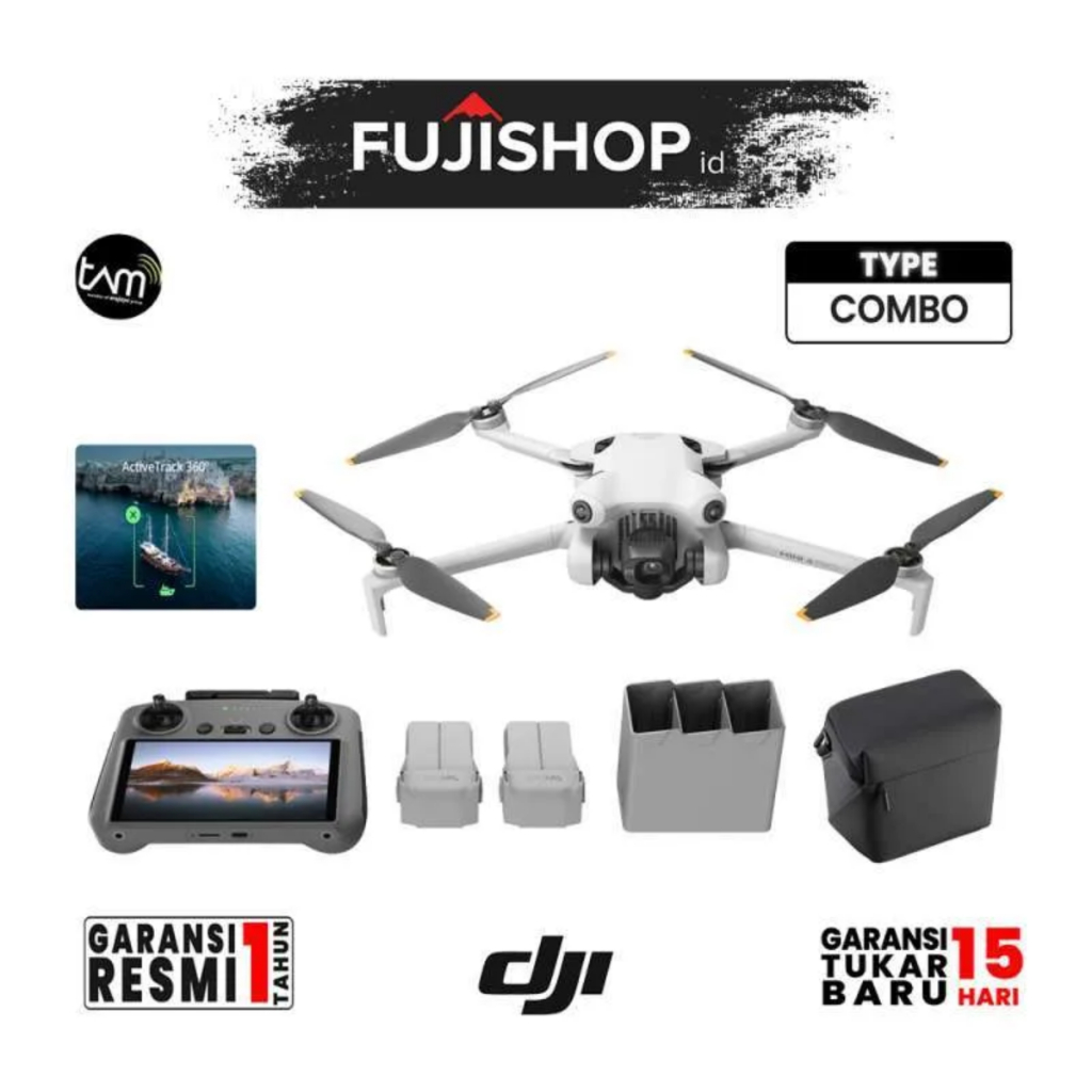 Jual DJI Mini 4 Pro Drone Fly More Combo RC 2 Garansi Resmi | Shopee ...