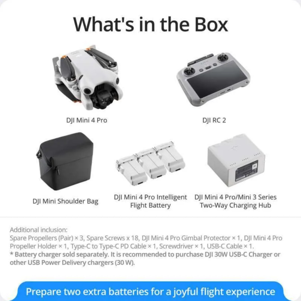 Jual DJI Mini 4 Pro Drone Fly More Combo RC 2 Garansi Resmi | Shopee ...