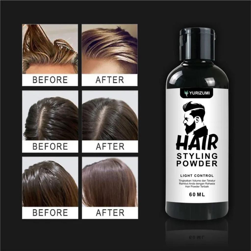 Jual Original Yurizumi Hair Styling Powder Bedak Rambut Anti Lepek Pria ...