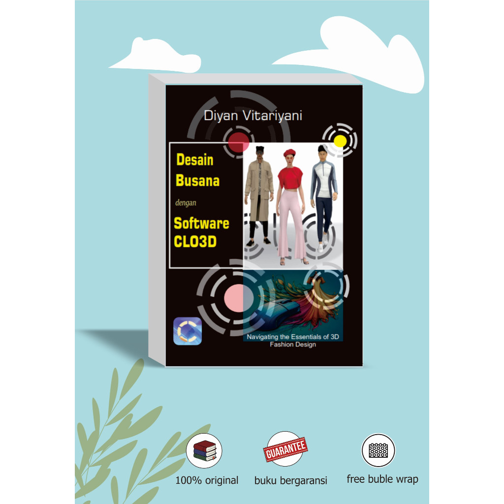 buku desain busana dengan software clo3D