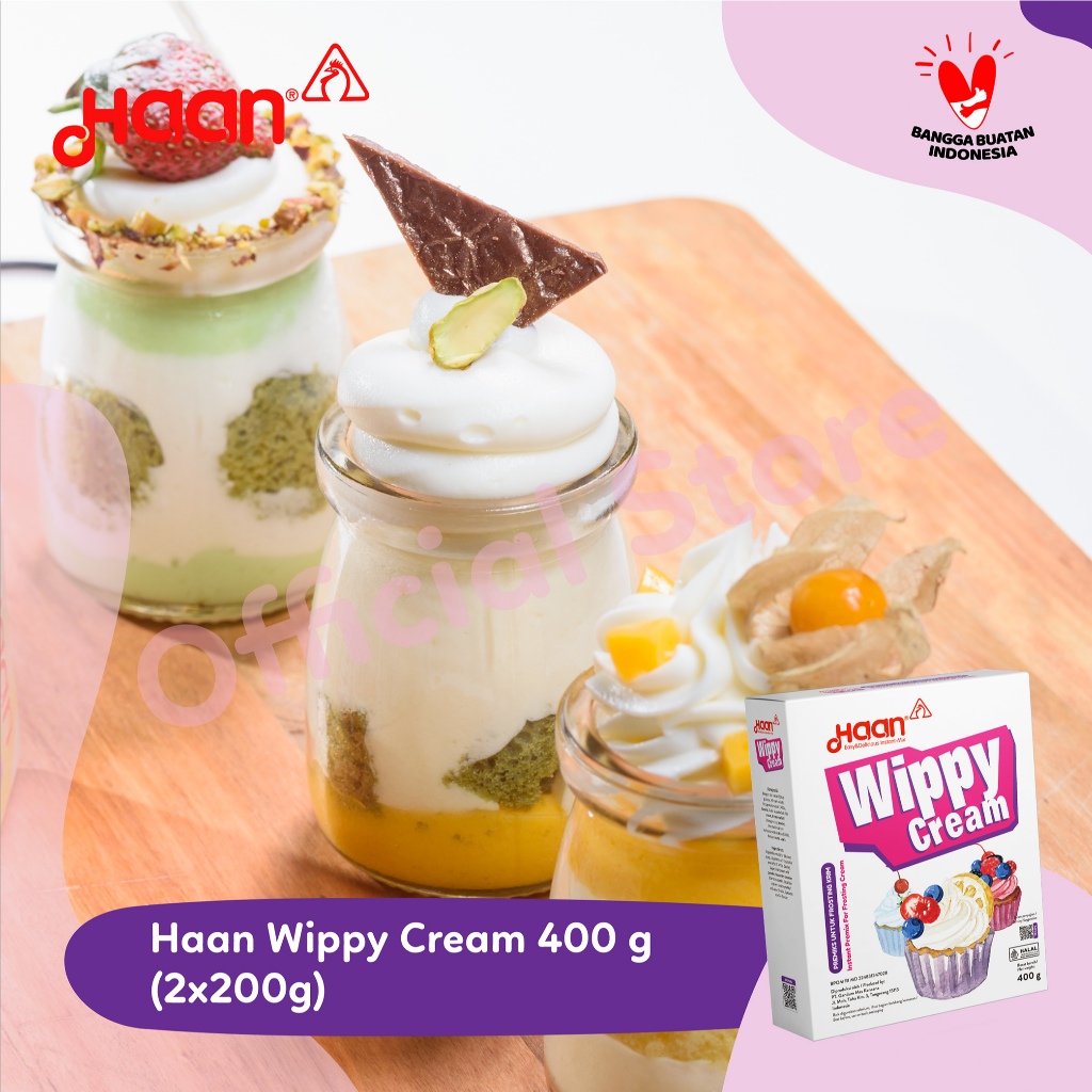 Jual HAAN WIPPY CREAM BOX 400gr | Shopee Indonesia