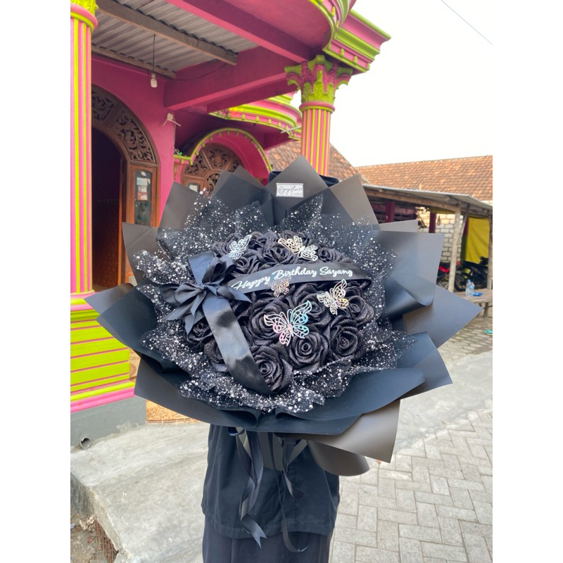 Jual bucket bunga satin 20 tangkai | Shopee Indonesia