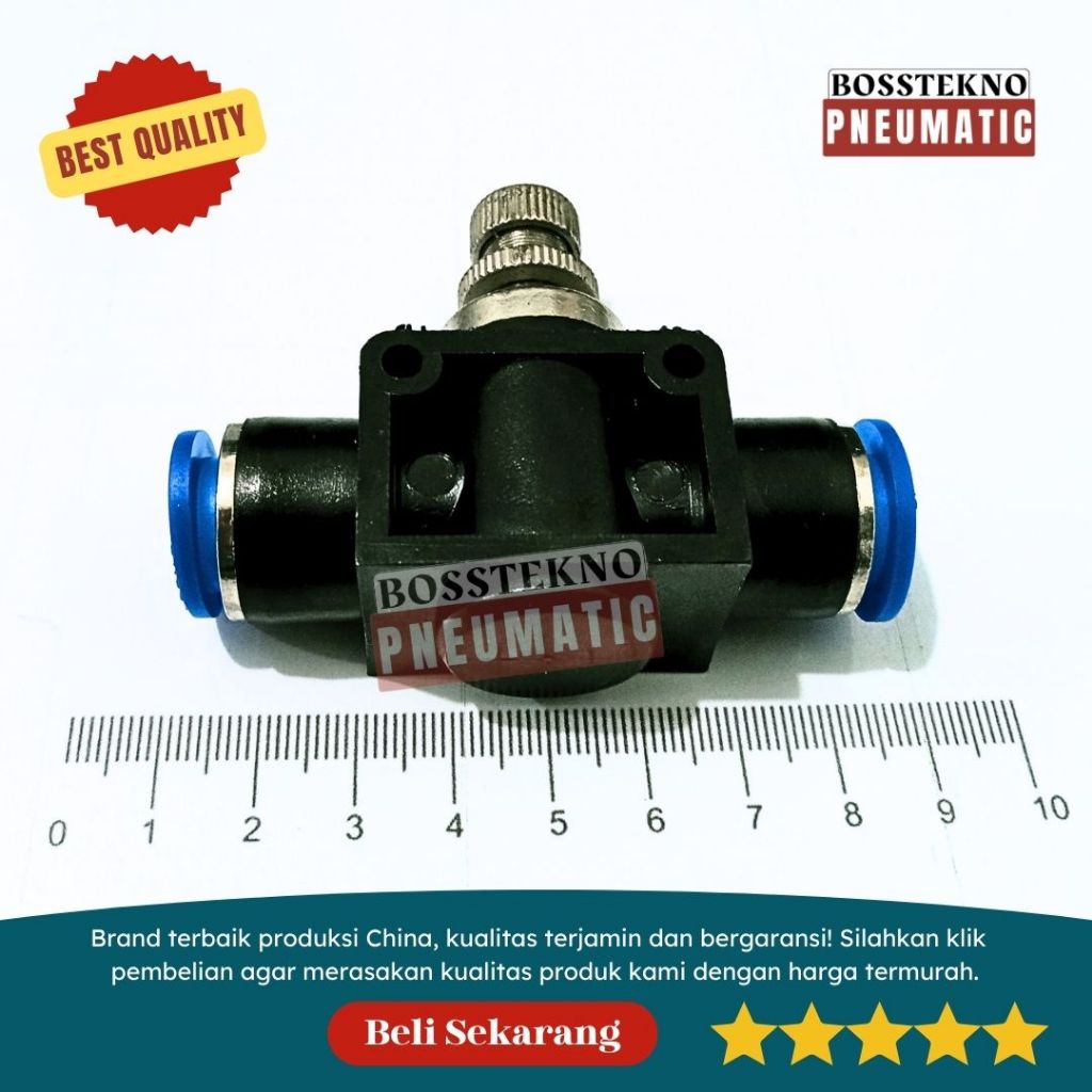 Jual Fitting Pneumatic NSF SIZE 4mm 6mm 8mm 10mm 12mm 14mm 16mm ...