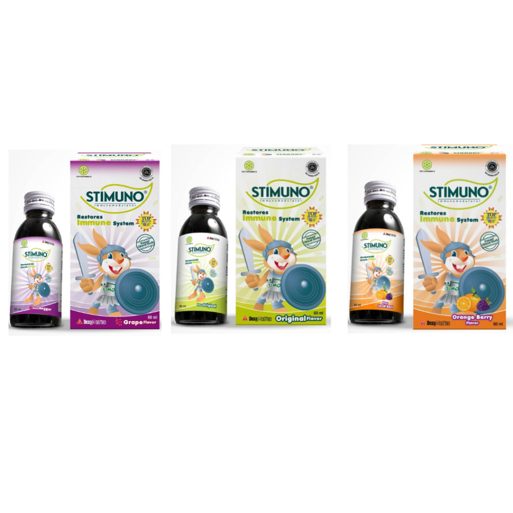 Jual Stimuno Sirup Herbal untuk Imun Tubuh 60ml | Shopee Indonesia