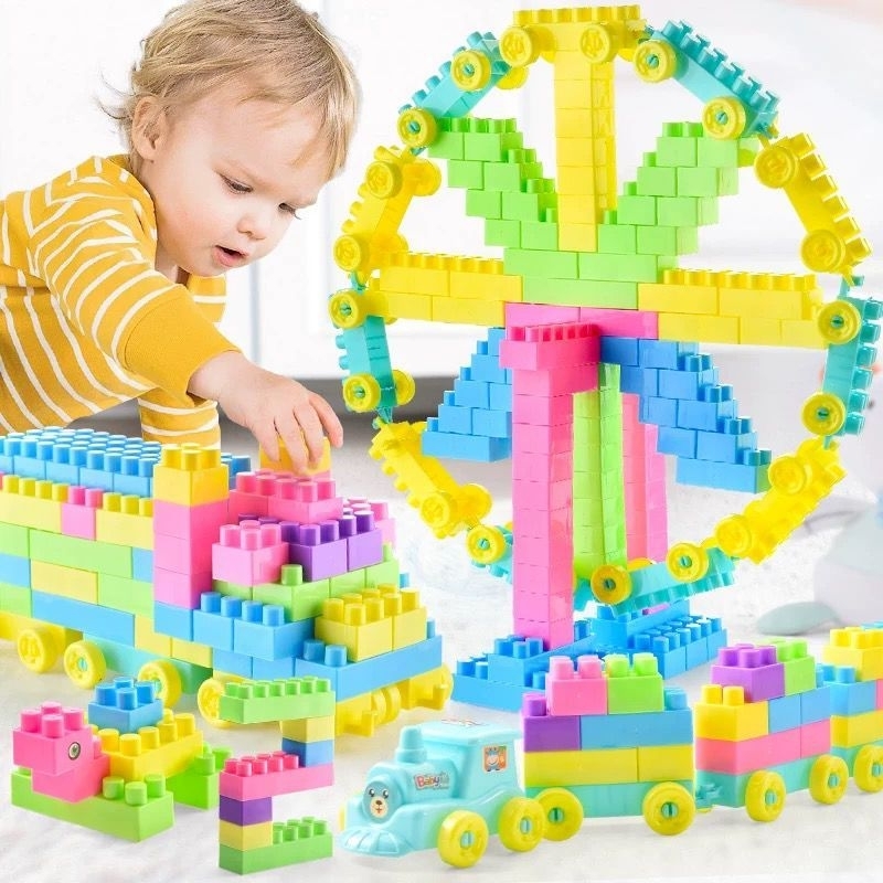 Jual Mainan Block Susun isi 510Pcs Building Anak Edukasi Mainan Balok ...