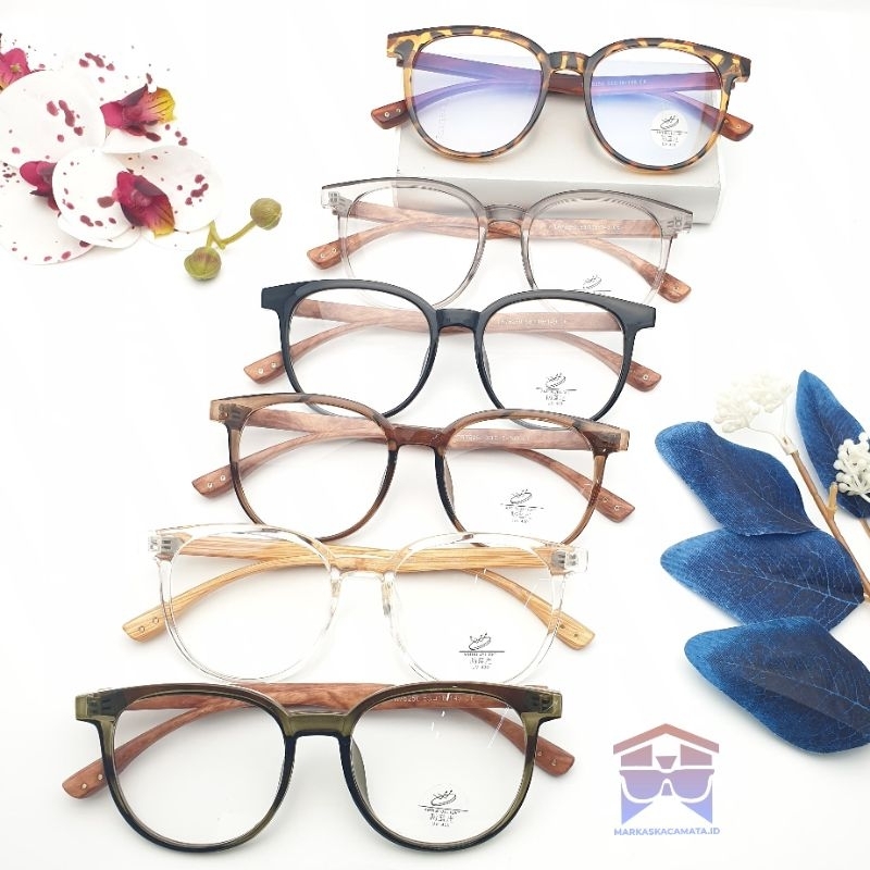 Jual KACAMATA FRAME KEKINIAN KODE (WOOD) KACAMATA MINUS KACAMATA PLUS ...