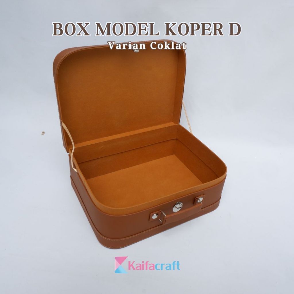 Jual Box Hampers/Packaging Model Koper D Mini Warna Coklat/Cream ...