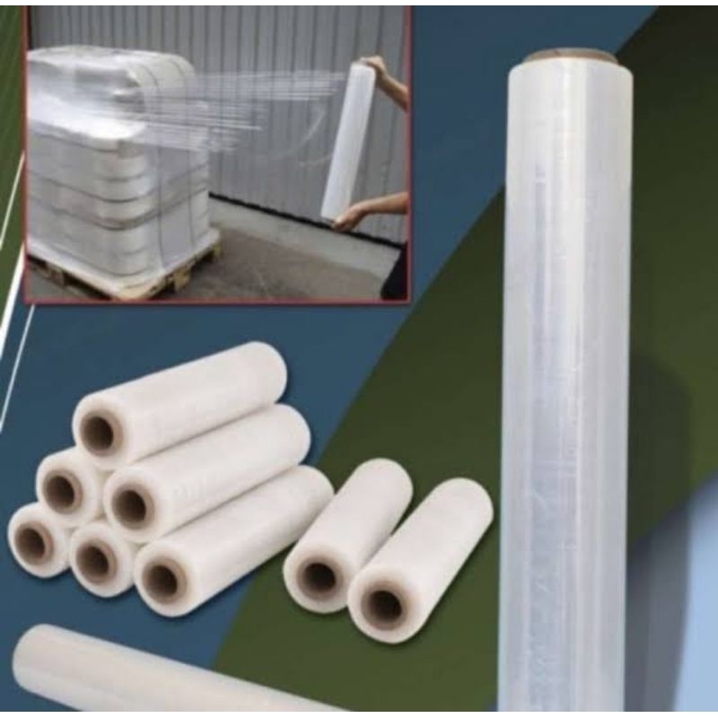 Jual ( 50cm x 300mtr ) Plastik Wrapping / Stretch film Bening / Plastik ...