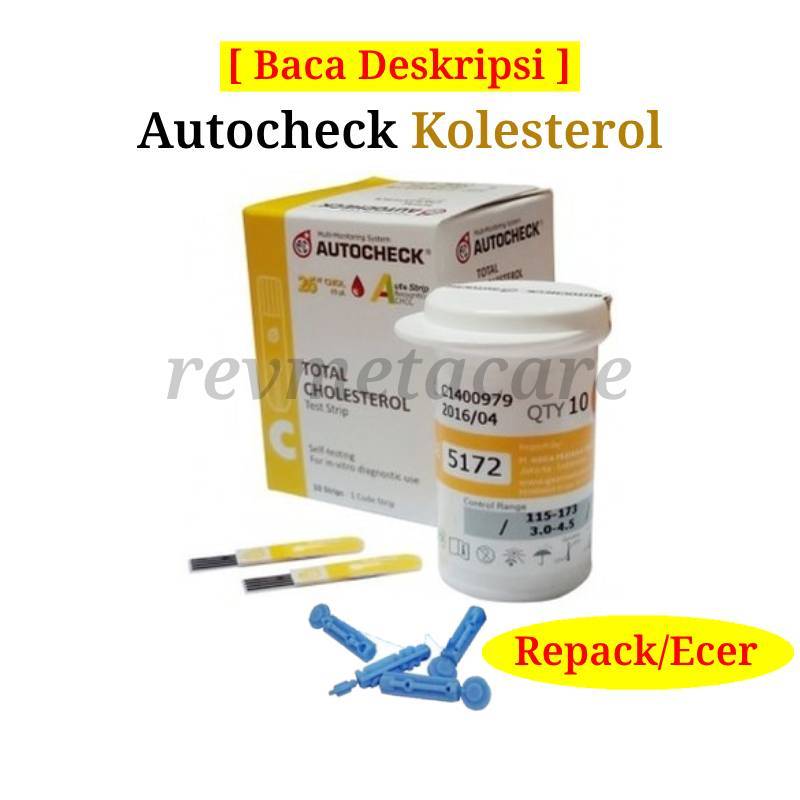 Jual Strip Autocheck Tes Cek Ukur Uji Kolesterol Khusus Refill ...