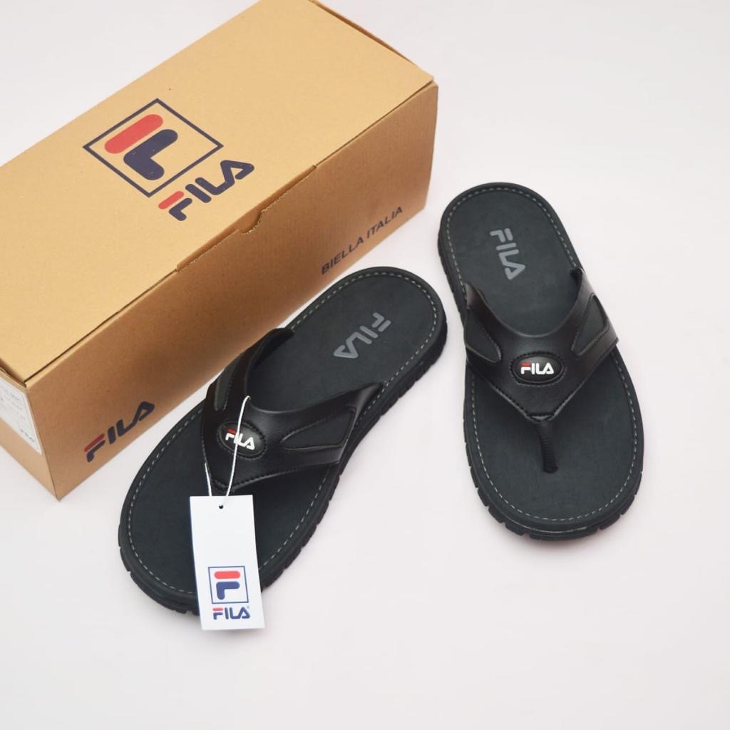 Jual Sandal Jepit Fila Pria Terbaru Casual Cowok Original Sendal Slip Shopee Indonesia
