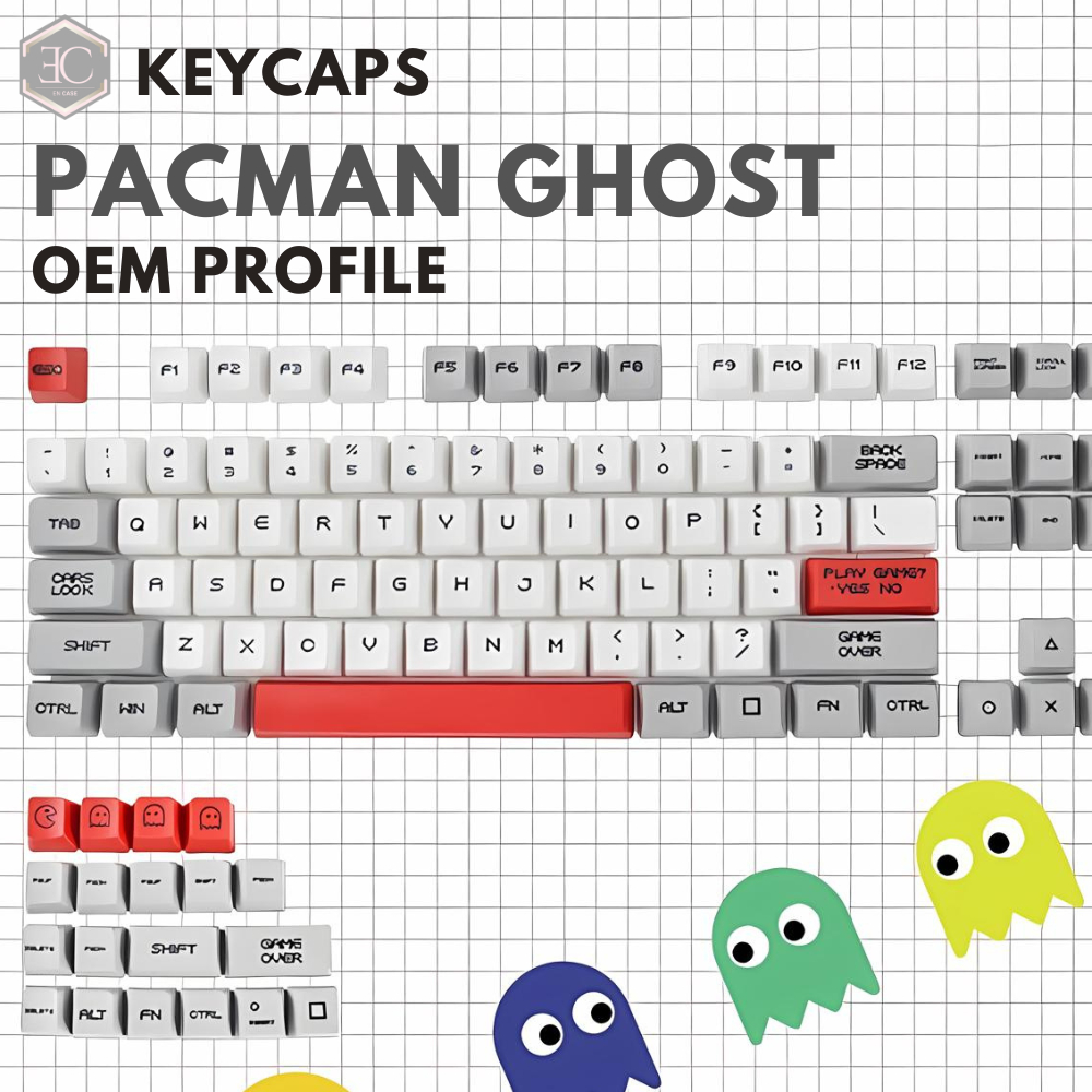 Jual Keycaps Keycap Keypad OEM Pacman Ghost | Shopee Indonesia