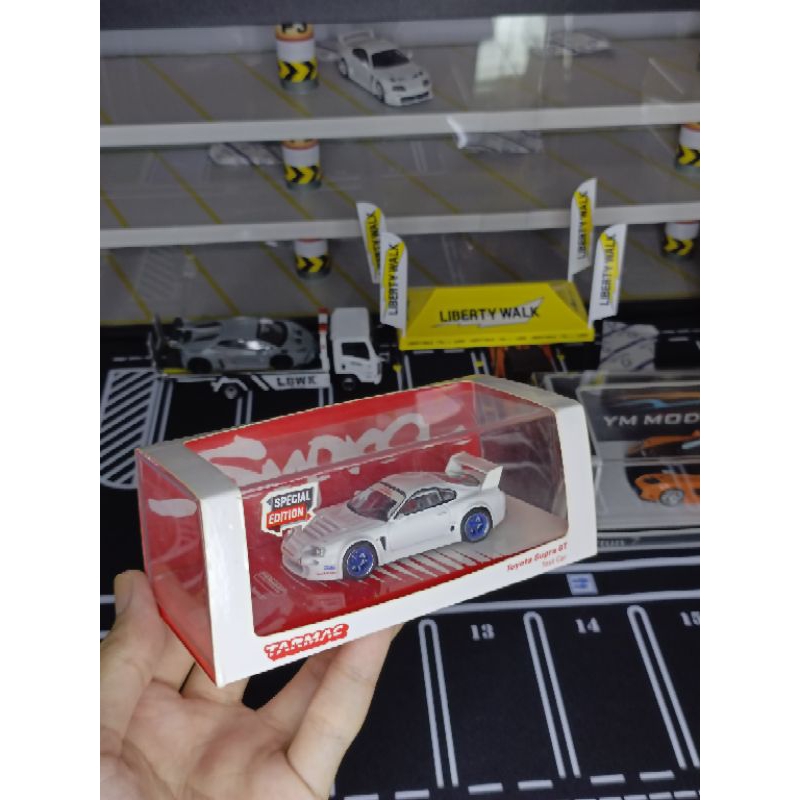 Tarmac Works 1/64 Toyota Supra RZ Test Car Blanche - édition Limitée Salon Tokyo