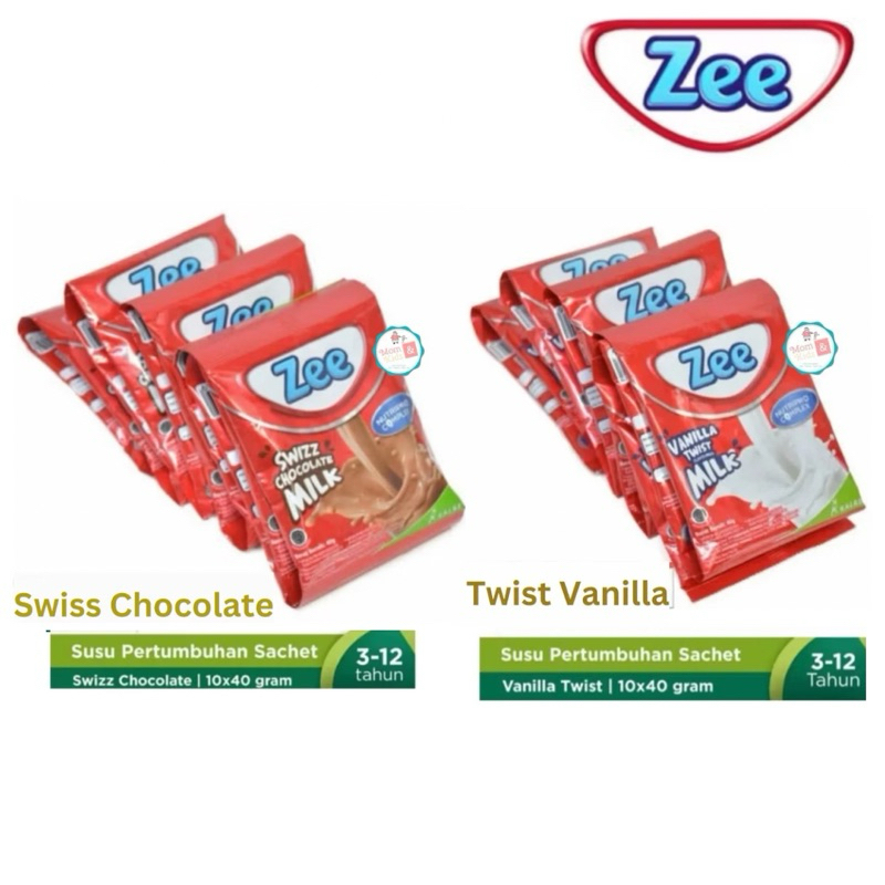 Jual ZEE SUSU BUBUK COKLAT VANILA SACHET RENCENG (10 x 38GR) | ZEE ...