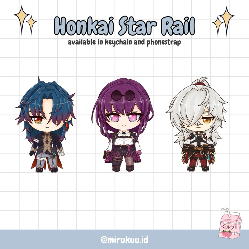 Jual HSR keychain phonestrap(Honkai Star Rail) | Shopee Indonesia