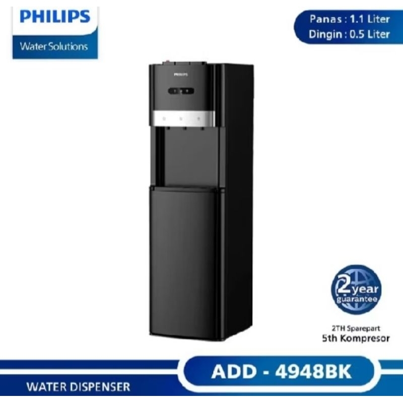 Jual PHILIPS ADD 4948 Dispenser Galon Bawah Bottom Loading Hot & Cool ...
