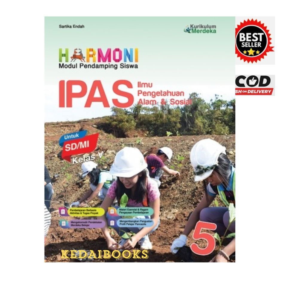 Jual Buku Modul Harmoni Kelas 5 IPAS Ilmu Pengetahuan Alam dan Sosial ...
