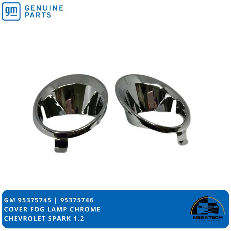 Jual COVER FOG LAMP CHROME CHEVROLET SPARK 1.200 CC ORIGINAL GM ...