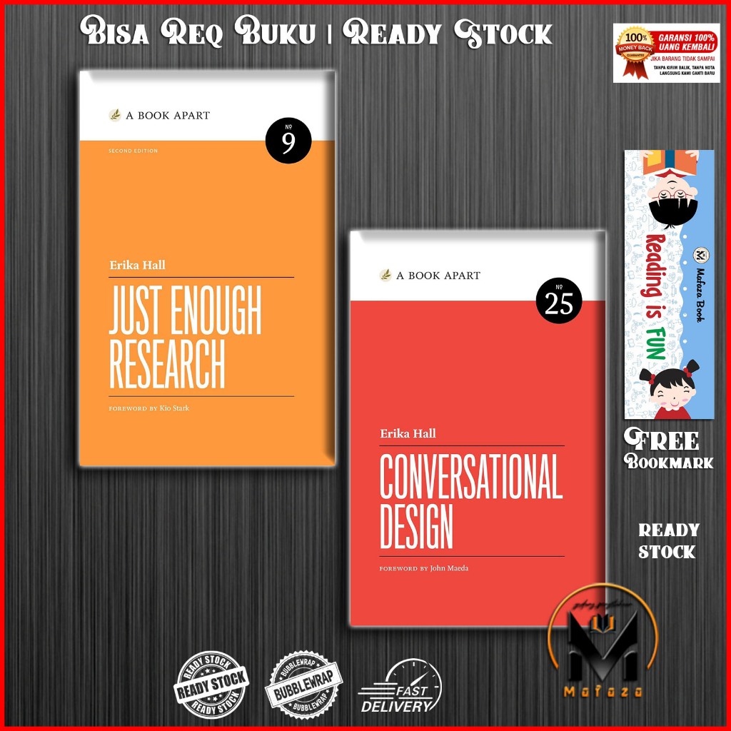 Jual Just Enough Research Conversational Design by Erika Hall (English) Shopee Indonesia
